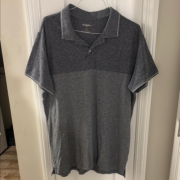 Goodfellow & Co Gray Polo Shirt with Classic Collar - Picture 1 of 2
